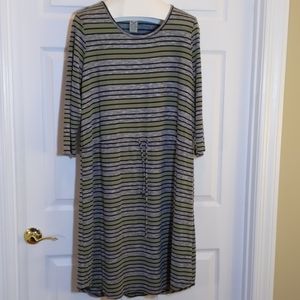 Faded Glory Striped Dress, XXL (20)